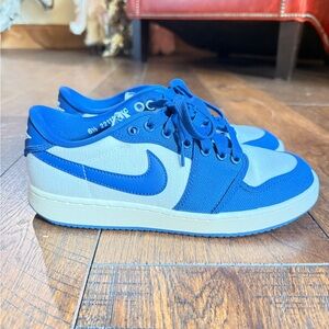 Nike Blue and White Athletic Shoes